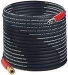 5/16-in Hot Water Wire-Braided Black Hose, 4200 psi, Quick-Connect, 50 ft