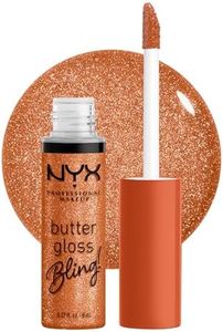 NYX PROFESSIONAL MAKEUP Butter Gloss Bling Lip Gloss, Non Sticky and Shiny Vegan Lip Makeup - Pricey