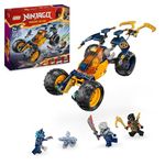 LEGO NINJAGO Arin’s Ninja Off-Road Buggy Car Toy, Dragons Rising Set with Dragon Figure and 4 Ninja Character Minifigures for 7 Plus Year Old Kids, Boys & Girls, Vehicle Model, Gift Idea 71811