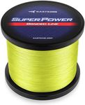 KastKing Superpower Braided Fishing Line, Yellow, 80 LB, 1097 Yds(8 Strands)