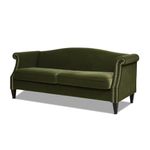 Jennifer Taylor Home Elaine Sofas, Olive Green Performance Velvet