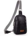 Wrangler Small Sling Bag for Women Fanny Packs Crossbody Bags Chest Bag Cross Body Purse for Travel