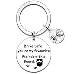 JETTOP Drive Safe Gifts for Man Boyfriend Keyring- Birthday Gifts for Him Boyfriend Husband Valentine’s Day Anniversary Present