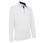 Callaway Golf Mens Long Sleeve Polo Shirt - Bright White - L