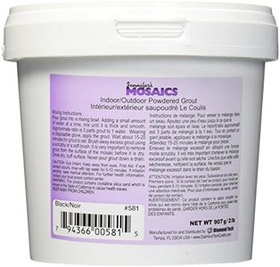 Black Powdered (Sanded) Grout - 2 Lbs