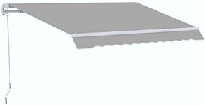 Outsunny 4x2.5m Retractable Manual 