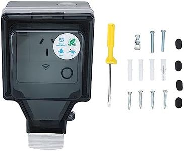 Cryfokt Waterproof WiFi Smart Power Outlet, APP Control, Outdoor Plug Socket Power Smart Waterproof Socket 15A AU Plug, IP66 Outdoor Socket (SNW-AU)