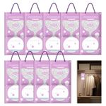 Dehumidifier Bags Damp Rid 10PCS Moisture Absorber Packets 100g Closet Dehumidifier with Lavender Fragrance 16.9 Oz Capacity Hanging Closet Humidity Absorber Bags