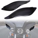 VEISUTOR Motorcycle Adjustable Air Deflector Fairing Side Wings Windshield Adjustable Wind Deflectors Fairing Side Shield for Harley Davidson Electra Glide Street Glide Trike 2014-2022 Accessories