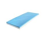 FoamRush 4" x 24" x 48" Cool Gel Memory Foam Bench Cushion Replacement Medium Firm (Upholstery Foam, Seat Replacement, Upholstery Sheet, Foam Rubber Padding, Couch, Sofa Cushion, Mattress)Made in USA