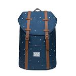 KAUKKO Backpack Vintage travel backpack for 12 "notebook casual daypacks school bags, 36 * 24 * 14cm / 12L