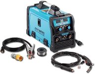 JIAXINPRO MIG Welder, 140A Flux Core Welder, Wire Feeder Gasless Welder 110V with MIG Welding Gun, Work Cable & Clamp, 2lbs Flux-cored Wire and CEE Industrial Plug 16A