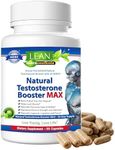 Testosterone Booster for Men over 50, Max Male Test Enhancing Pill, Libido Muscle Growth Super Workout Energy Supplement, Tongkat Ali, Tribulus, Maca Root, Horny Goat Weed, DHEA, Boron 90 Capsules