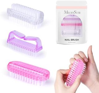 Melodysusie All in One Nail Brush Set, 3 Pack Nail Brushes for Cleaning Fingernails, Nail Dust Brush and Cleaner Scrubbing Set Manicure Pedicure Tools for Men and Women