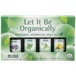 NOW let It Be Organically Essential oil kit 410ml 4 count