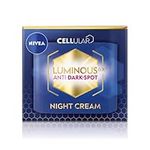 NIVEA Cellular LUMINOUS 630 Anti-Dark Spot Even Tone Night Cream (50ml), Hydrating Face Cream for Women, Recharges Skin and Reduces the Appearance of Dark Spots