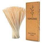 T&C 4mm Reed Diffuser Sticks,10 Inch Natural Rattan Wood Sticks,Diffuser Refills,Essential Oil Aroma Diffuser Replacements Sticks for Home,Office