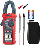 AstroAI Digital Clamp Meter Multimeter 2000 Counts Amp Voltage Tester Auto-ranging with AC/DC Voltage, AC Current, Resistance, Capacitance, Continuity, Live Wire Test, Non-Contact Voltage Detection