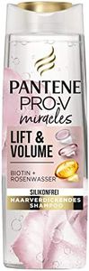 Pantene Pro-V Miracles Lift & Volume Silicone Shampoo, 250 ml, Biotin + Rosewater, Beauty, Hair Care, Shampoo Women, Shampoo Without Silicone, Volume, Thick Hair, Long Hair