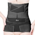 HIRVO Post Pregnancy Abdominal Belt 3 in 1 Black Belt Universal Size