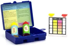 WWD POOL 3-in-1 Pool Test Kit for Residential Swimming Pools & Spas for Testing Chlorine, Bromine & pH for Quick & Accurate