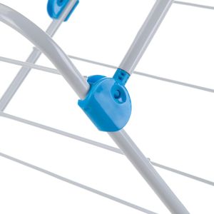 Minky 3-Tier Clothes Airer – White Folding Laundry Dryer Rack