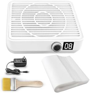 Resin dust Collector, Resin molding Auxiliary Tool, Resin dust Removal Tool with 100 Filter Papers, Professional Jewelry Making&DIY Decoration Resin Tool,Dust Removal for Resin Handcraft Enthusiasts