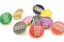 JW.org Present The Best Life Ever Assort Color Pins For Jehovah Witness-Round 10 Pack-Random Colors Pack, Metal