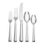Oneida F106065AL21 Chroma 65-Piece Fine Flatware Set, Service for 12