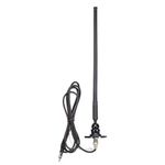 Magnadyne | AM/FM Recreational Rubber Mast Antenna w/ 3 in. Mounting Base and 96 in. Cable