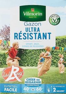 Vilmorin 4462414 Gazon Ultra Résistant, Vert, 1 kg