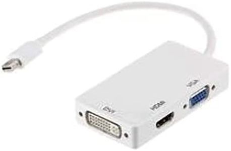 Astrotek 3-in-1 Thunderbolt Mini Display Port to HDMI/DVI/VGA Adapter Cable