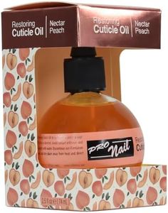PRO NAIL - Cuticle Revitalizing Oil for Nails, Peach, 2.5 Oz - Professional Strength, Pedicure and Manicure - Moisturizes and Strengthens Nails and Cuticles - Soothing and Nourishing