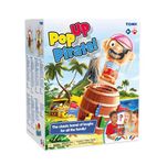 TOMY Pop Up Pirate Classic Children's Action Board Game, Family and Preschool Kids Game for Children 4, 5, 6, 7, 8 Year Old Boys Girls Adults,Packaging may vary, Wood - Choc Brown