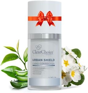 Clear Choice Urban Shield Cream Gel – Neutralizes Redness, Color Correcting for Rosacea & Acne, Zinc Oxide Sun Barrier, Antioxidant Protection, Lightweight Dewy Coverage.1.7oz