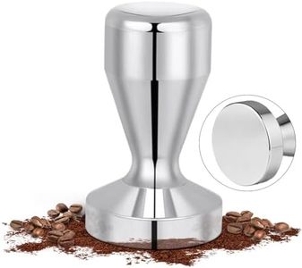 Vicloon Presse à Café en Acier Inoxydable 51 mm, Presseur Café, Espresso Café Sabotage Accessoires de Cuisine avec Coussin en Silicone