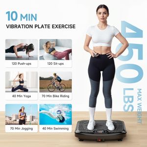 Werara Vibration Plate – 199 Speed Settings, Home Fitness Machine