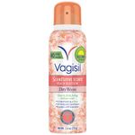 Vagisil Scentsitive Scents Dry Wash Deodorant Spray for on the Go Feminine Hygiene, Peach Blossom