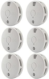 Kidde Smoke & Carbon Monoxide Detector Combo, 10-Year Battery, Replacement Alert, 6 Pack