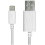 RND Power Solutions Apple Certified Lightning to USB 10FT Cable for iPhone, iPod Data Sync and Charge 8-Pin Cable (10'/3M/White)