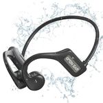 Bone Conduction Headphones Swimming Headphones, IP68 Waterproof Wireless Headset Bluetooth v5.3, Built-in 32G with MP3 Player, Open Ear Sports Earphones for Swimming, Sports, Running, Driving