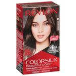 Permanent Hair Color by Revlon, Permanent Hair Dye, Colorsilk with 100% Gray Coverage, Ammonia-Free, Keratin and Amino Acids, 41 Medium Brown, 4.4 Oz (Pack of 1)