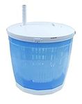 Leisurewize LW569 Eco Washer – Blue, 2L, Portable Manual Washing Machine, Hand Cranking, Dual Wash Cycles, Compact Design