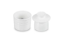 Le Creuset Stoneware Butter Crock, 6-Ounce, White