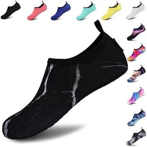 VIFUUR Water Sports Unisex Shoes Marble Black - 5.5-6.5 W US/ 4.5-5.5 M US (36-37)