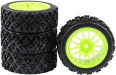 Rowiz 12mm Hex RC Wheel and Tire Set,1/10 RC On Road Car Tires Rally Tyre, 1/14 1/6 RC Buggy Tires for Wltoys Traxxas Tamiya