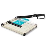 Ecraft 12" Guillotine Paper Cutter：Paper Trimmer Accurate Cutting with Safety Guard,15 Sheets Capacity,Magnetic Guide,Heavy Duty Metal Base, Perfect for Cardstock,Cardboard,Vinyl,Crafts & Photos