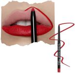 Runway Rogue Designer Liner Lip Pencil, Matte Classic True-Red Lip Liner Pencil and Lip Liner Sharpener, ‘Statement Piece’