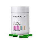Vieroots MITO Complex | Longevity Supplement to Improve Energy Levels, Reduce Fat, Boost Metabolism, and Improve Heart Health | 30 Veg Capsules