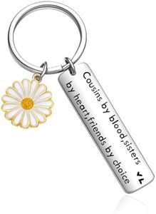 OWHOMS Friendship Jewelry For Friend Female Gifts Cousin Wedding Keychain Sister In Law Keychain Bestie Gift, Cousin Keychain, Standard